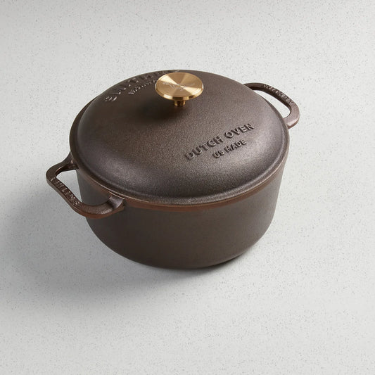 Smithey Ironware 5.5 QT Cast Iron Dutch Oven