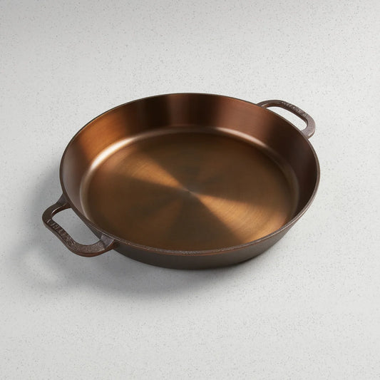 Smithey Ironware Cast Iron No. 14 Dual Handle Skillet